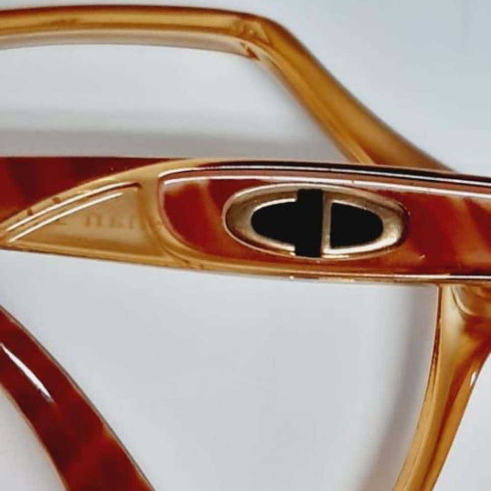 Christian Dior Optyl vintage 80's Frame RARE Amber made in Germany. - Picture 6 of 10